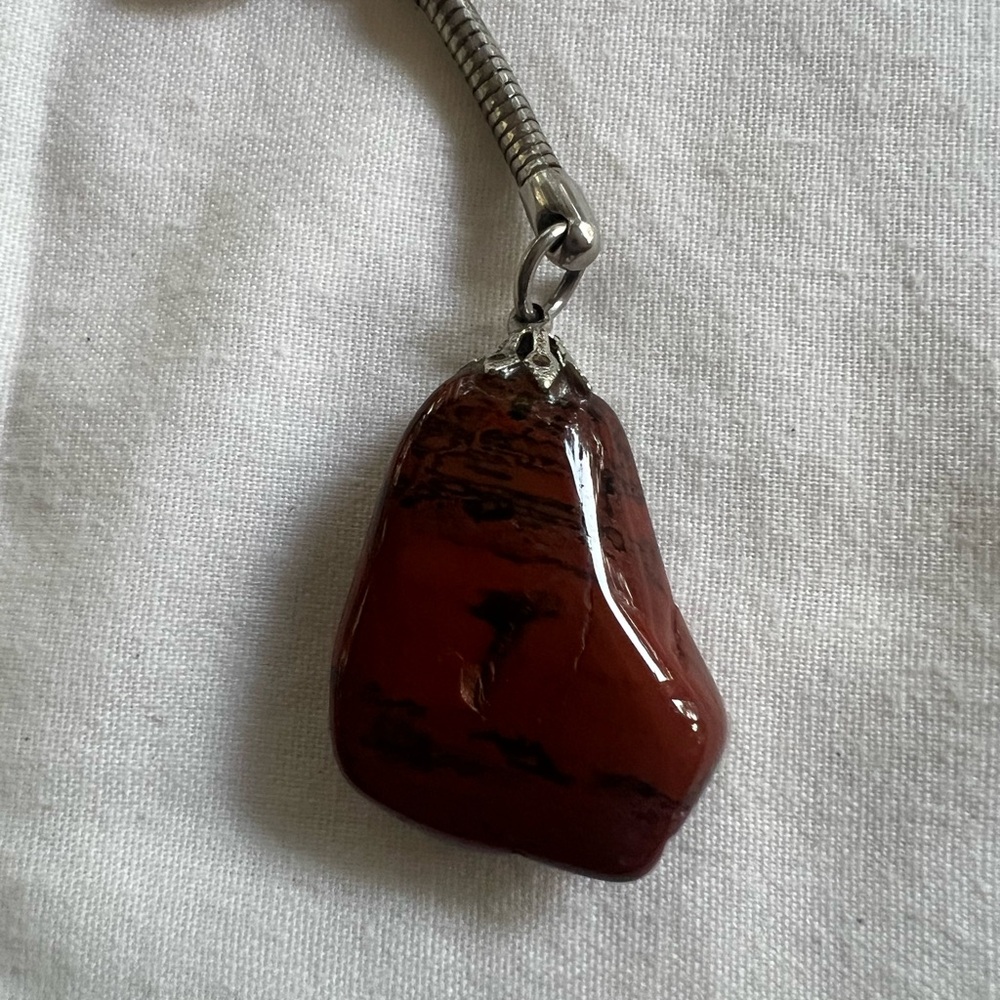 Brown Stone Keychain Accessory - Picture 4 of 5